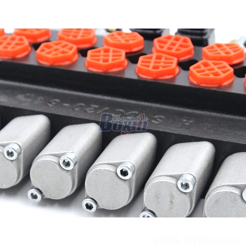 Manual and Joystick 6 Spool Monoblock Directional Valve - Hydraulic System Components detail image